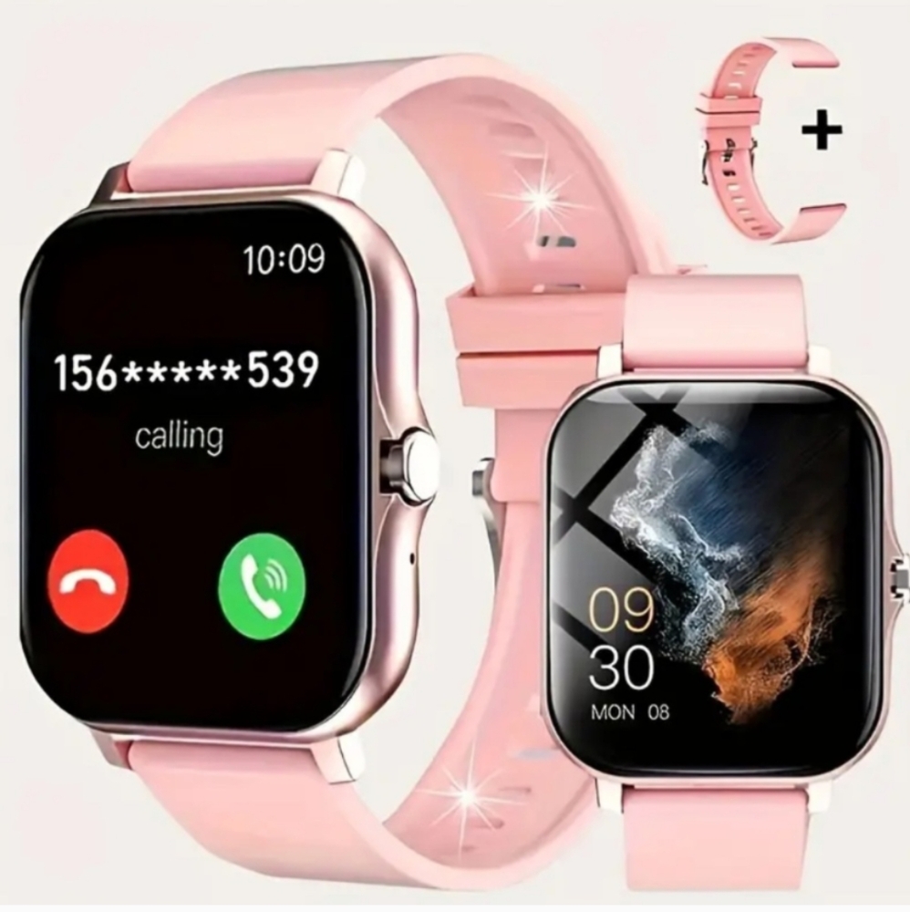 NIB G309 eLuxPro HD Smart Watch Wireless Call 100 Fitness Modes Voice Assistant
